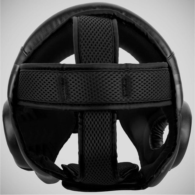 Venum Challenger Open Face Head Guard Black/Black