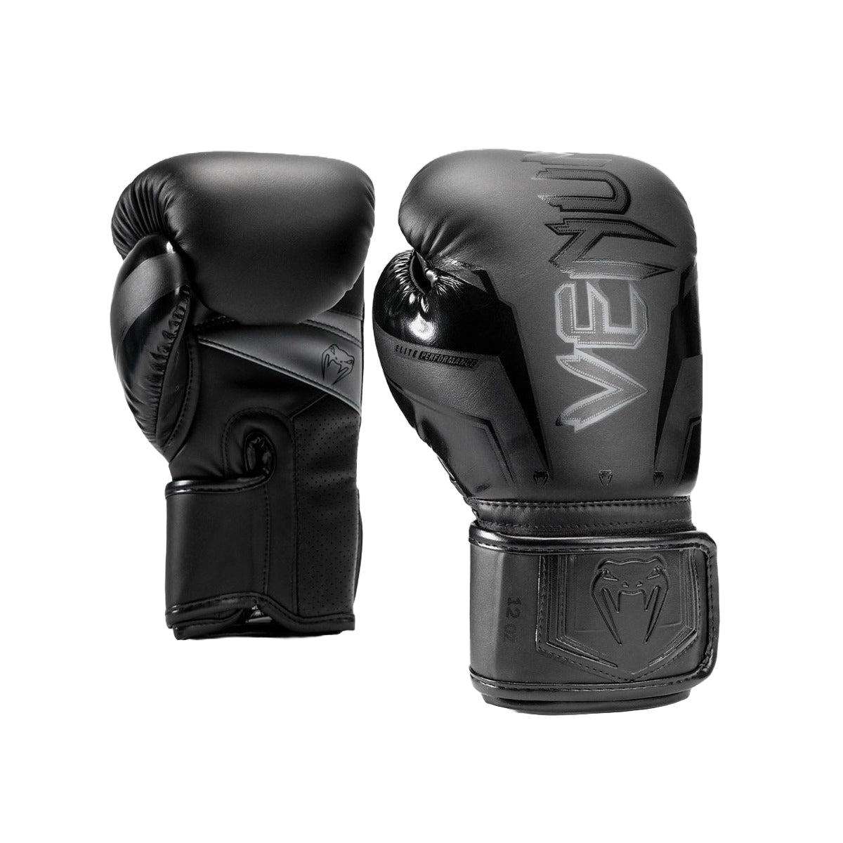 Venum Elite Evo Boks Eldivenleri Made4Fighters'dan Siyah/Siyah