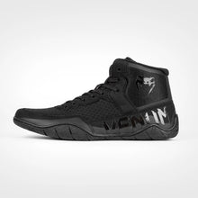 Black/Black Venum Elite Wrestling Shoes