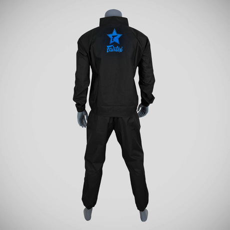 Fairtex VS3 Vinyl Sweatsuit Schwarz/Blau