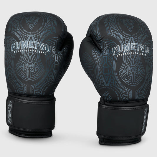 Black/Blue Fumetsu Mjolnir Boxing Gloves