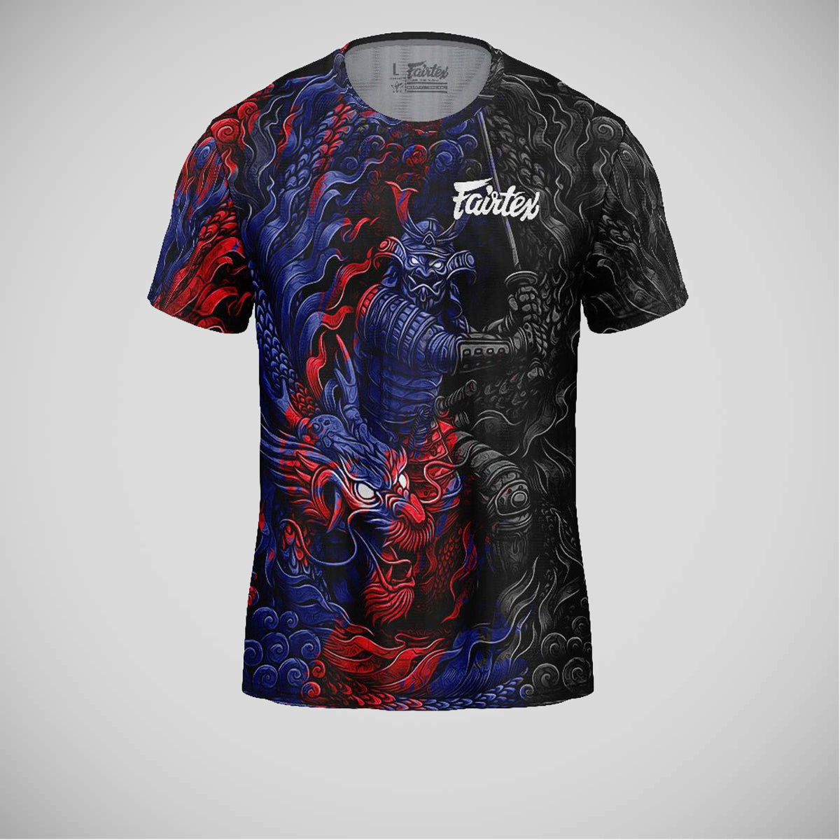 Black/Blue/Red Fairtex TST205 Samurai T-Shirt   