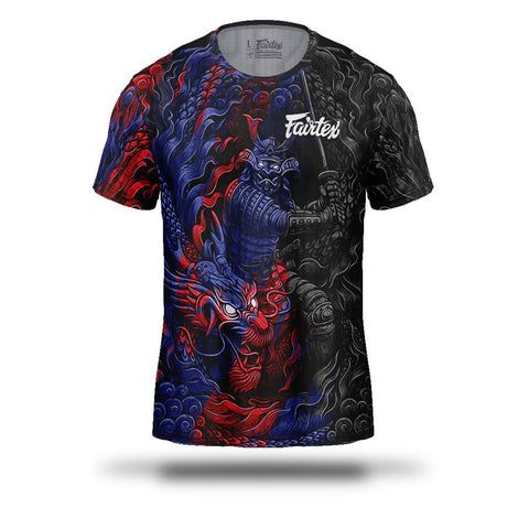 Black/Blue/Red Fairtex TST205 Samurai T-Shirt