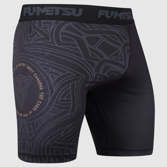 Black/Bronze Fumetsu Mjolnir Vale Tudo shorts