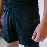 Fumetsu mjolnir подвійний шар бойові шорти чорний/бронза