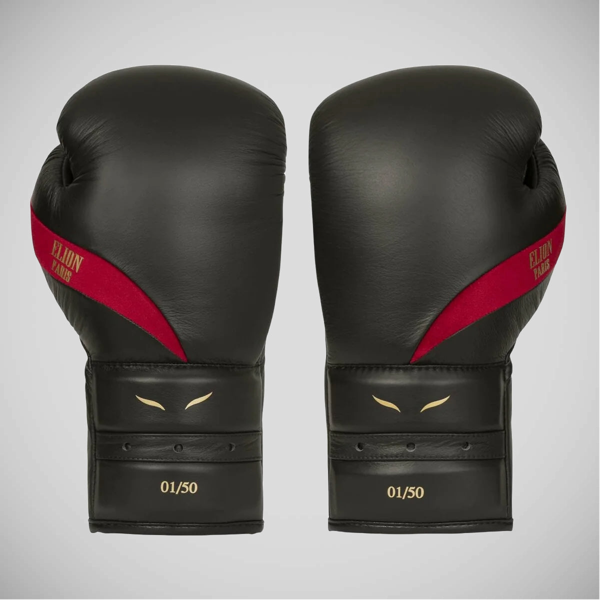 Black/Burgundy Elion Paris Elegant Boxing Gloves   