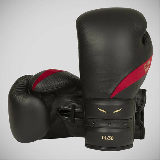 Black/Burgundy Elion Paris Elegant Boxing Gloves