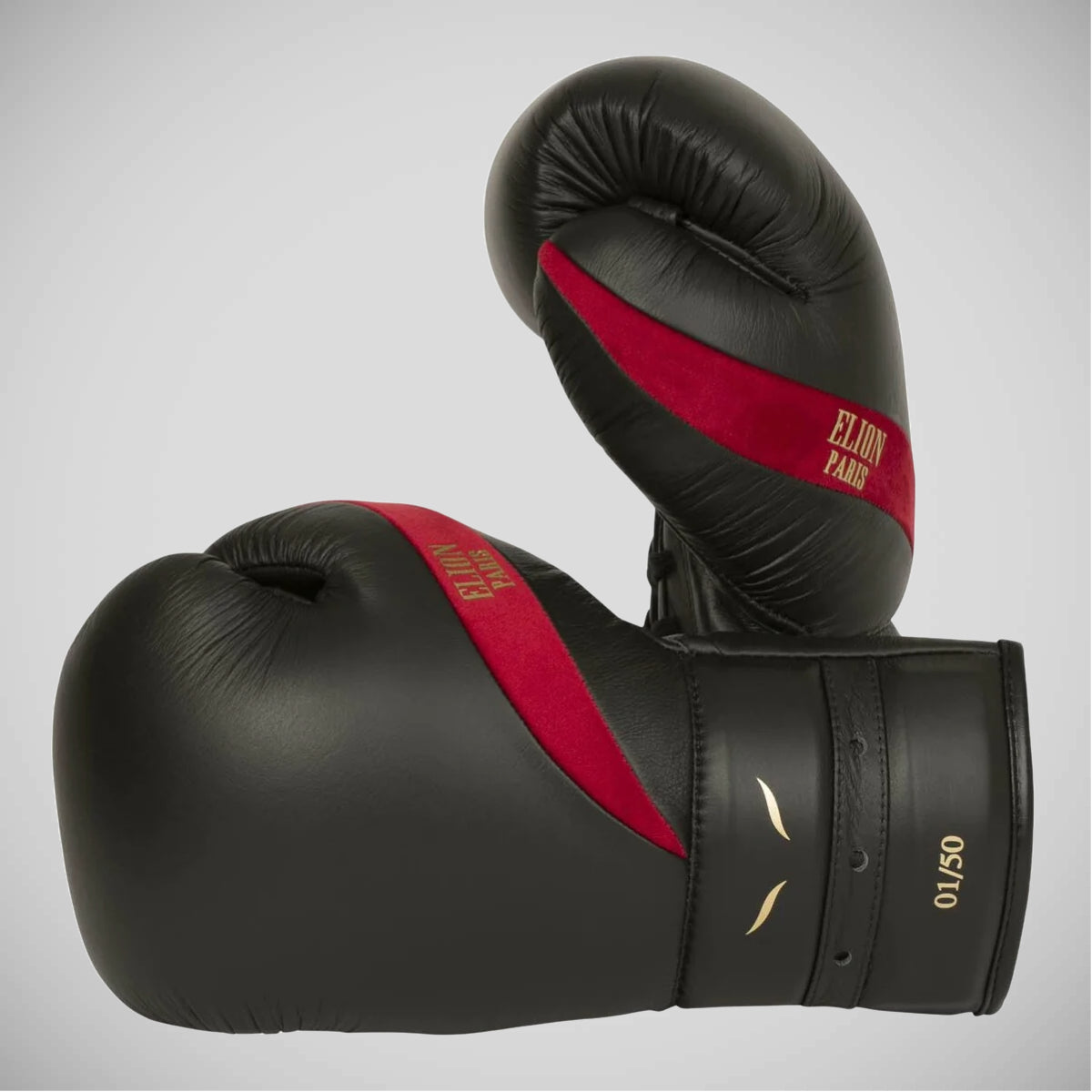 Black/Burgundy Elion Paris Elegant Boxing Gloves   