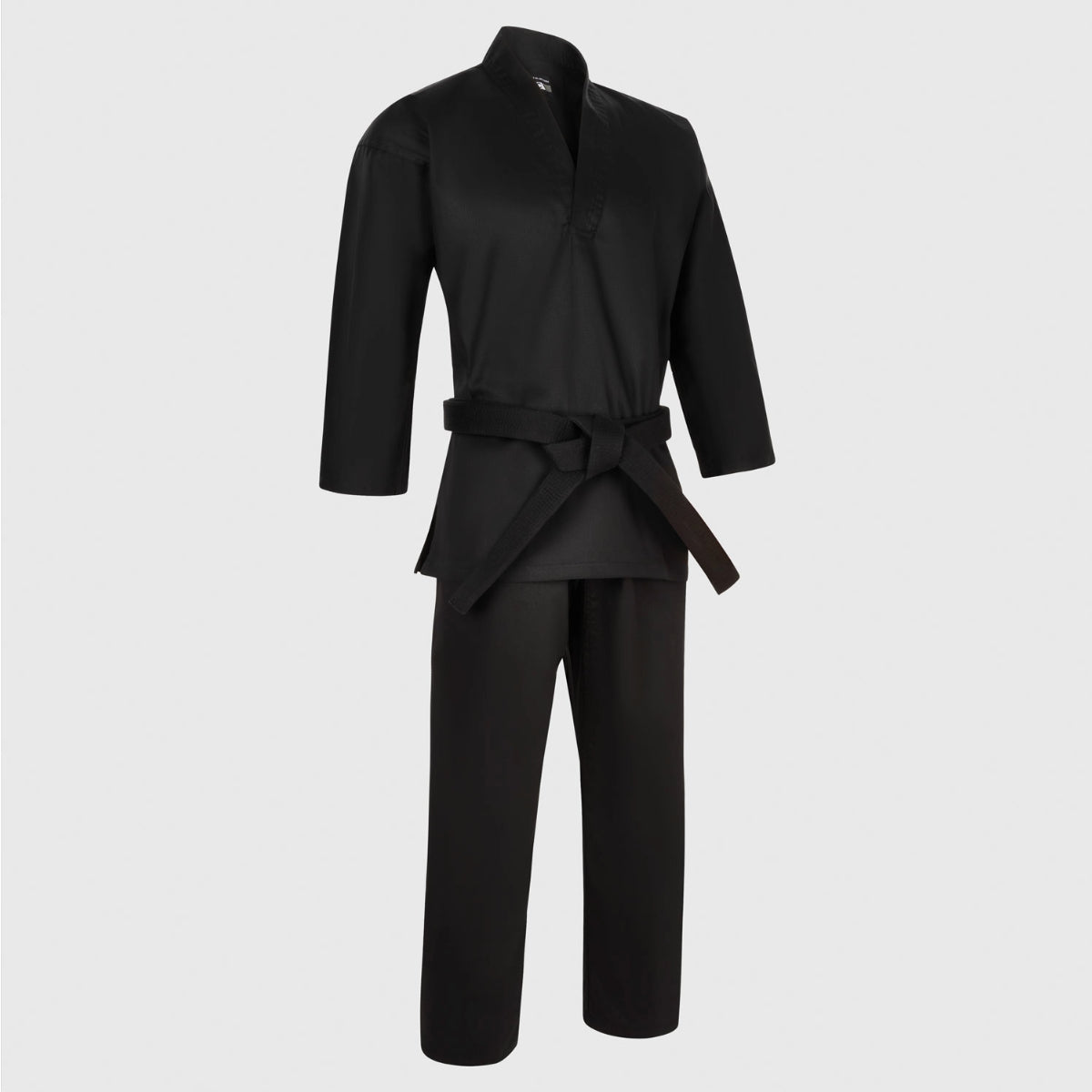 Black Bytomic Red Label V-Neck Martial Arts Uniform   