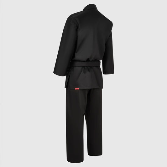 Black Bytomic Red Label V-Neck Adult Martial Arts Uniform