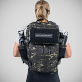 Black Camo Built For Athletes Small Gym Backpack   