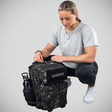 Black Camo Built For Athletes Small Gym Backpack   