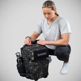 Construit pentru sportivi mici rucsac de rucsac negru camo