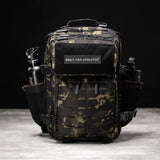 Black Camo Built For Athletes Small Gym Backpack   