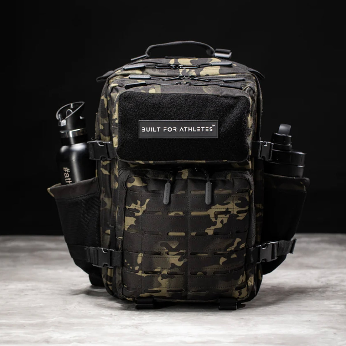 Construit pentru sportivi mici rucsac de rucsac negru camo