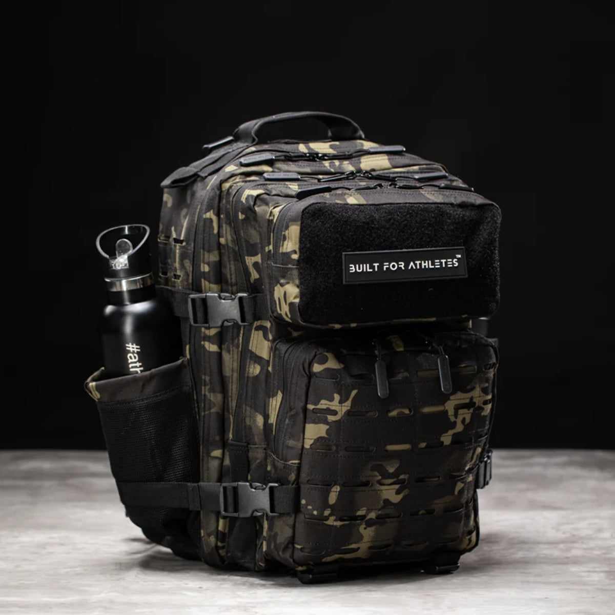 Construit pentru sportivi mici rucsac de rucsac negru camo