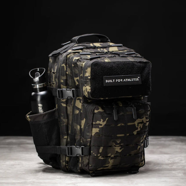Built For Athletes Small Gym Backpack Black Camo