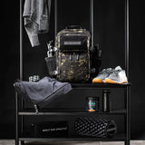 Black Camo Built For Athletes Small Gym Backpack   