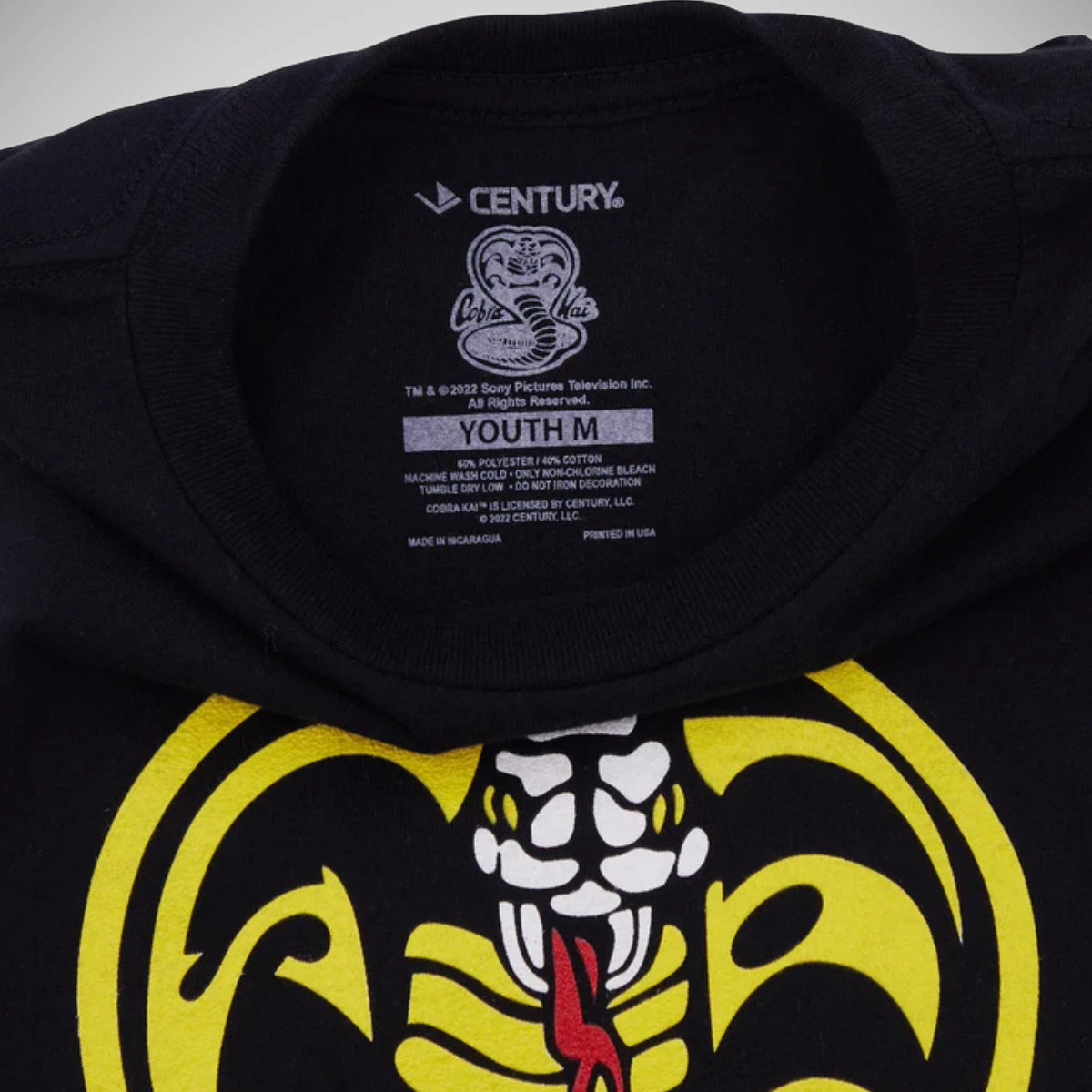 Century Cobra Kai T-Shirt schwarz