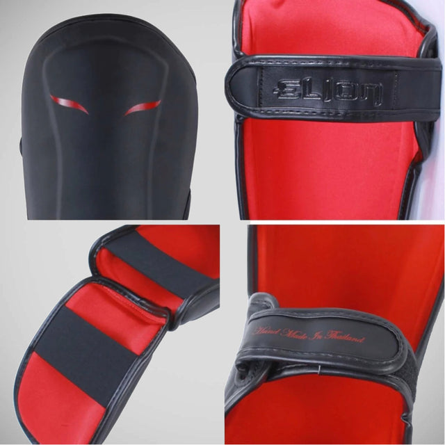 Elion Pro Shin Instep Guards Black