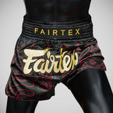 Fairtex BS1920 Lava Muay Thai Shorts Schwarz
