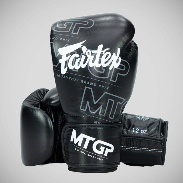 Black Fairtex X MTGP Velcro Boxing Gloves   