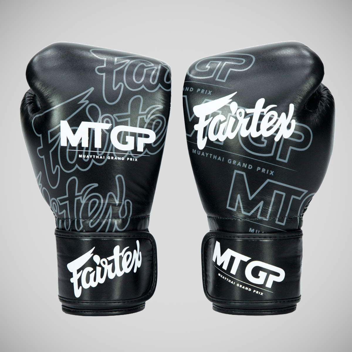 Black Fairtex X MTGP Velcro Boxing Gloves   