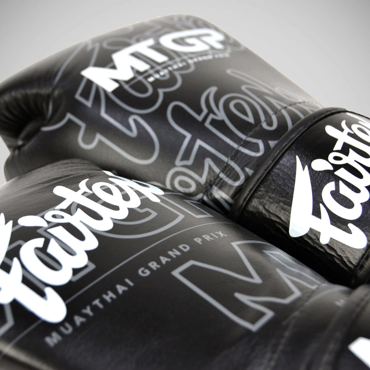 Black Fairtex X MTGP Velcro Boxing Gloves   