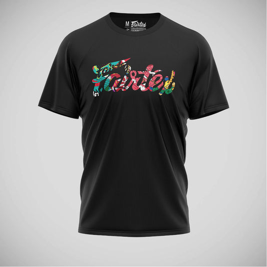 Black Fairtex X URFACE Script Dri-Fit T-Shirt