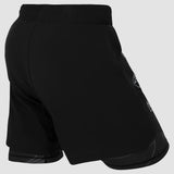 Fumetsu -Symbol Dual -Layer -Kampf Shorts schwarz