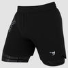 Fumetsu -Symbol Dual -Layer -Kampf Shorts schwarz