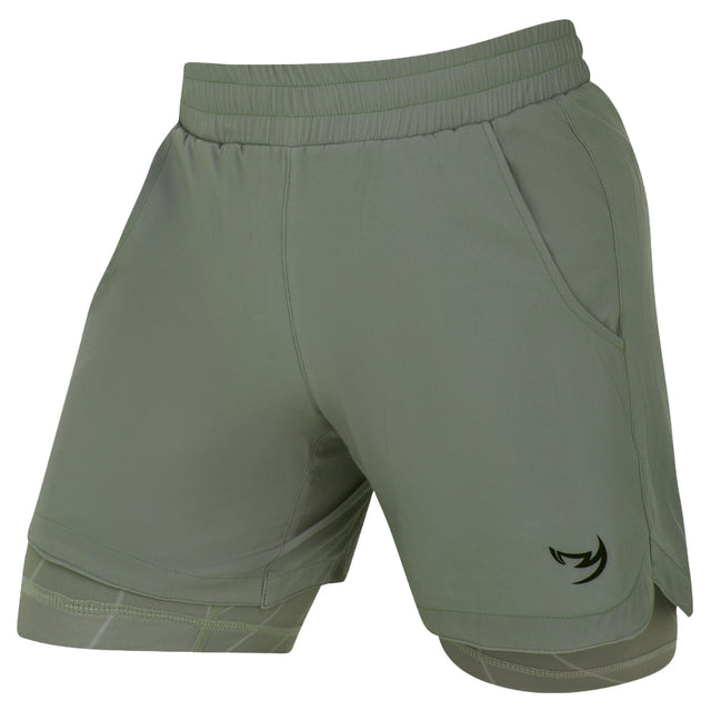 Fumetsu Icon Dual Layer Training Shorts Sand