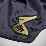 8 Silah Strike Muay Thai Şort Siyah/Altın