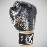 Black/Gold 8 Weapons Three Elephants 2.0 Boxing Gloves   