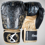 8 Armas três elefantes 2.0 luvas de boxe preto/dourado