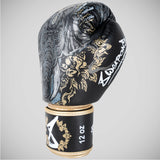 Black/Gold 8 Weapons Three Elephants 2.0 Boxing Gloves   