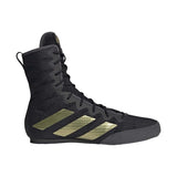 Black/Gold Adidas Box Hog 4 Boxing Boots   