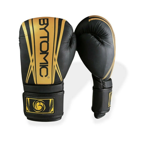 Black/Gold Bytomic Axis V2 Boxing Gloves