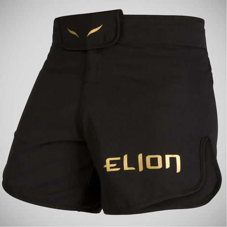 Black/Gold Elion Fight Shorts   