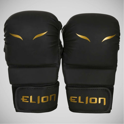 Black/Gold Elion MMA Sparring Gloves