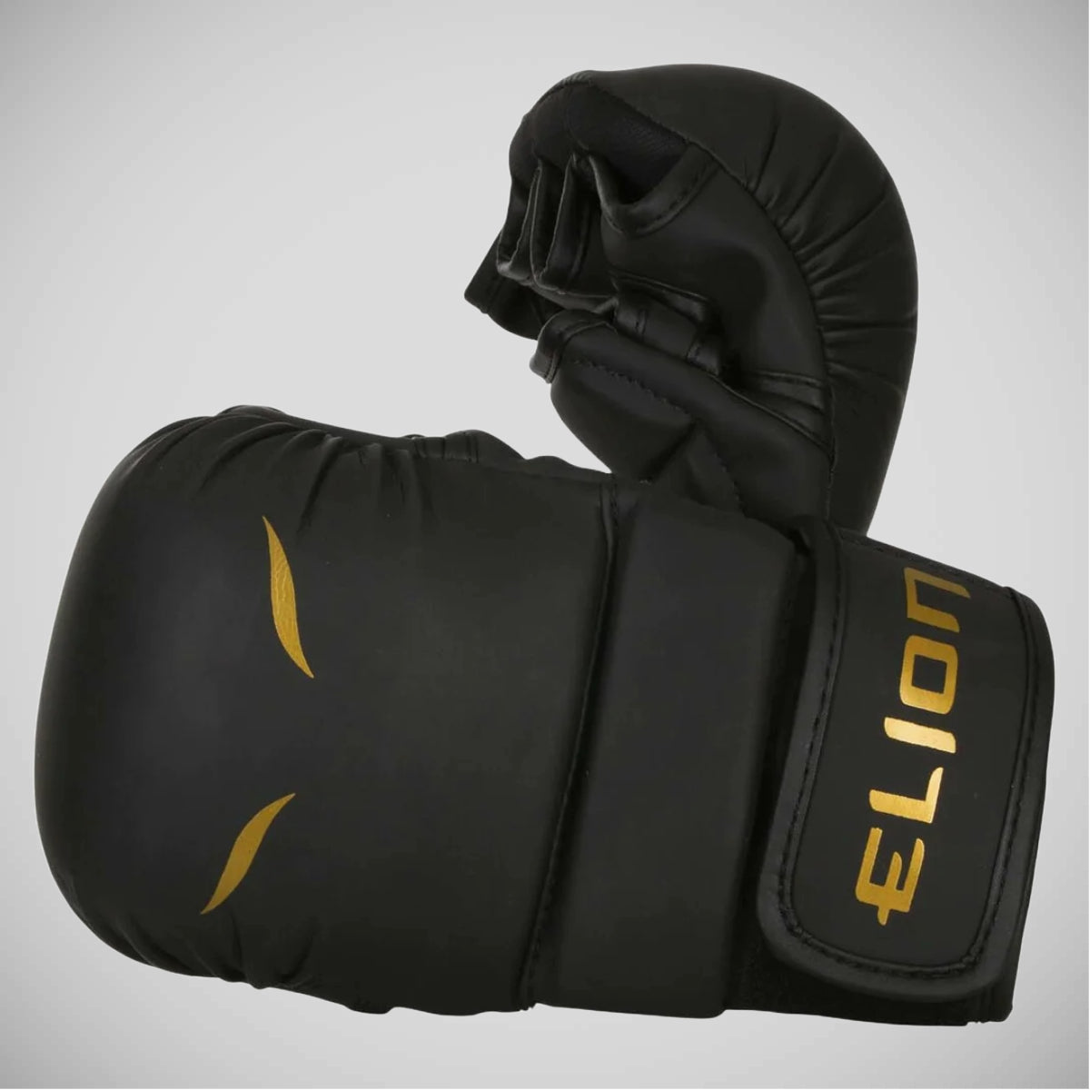Elion MMA Sparring Handschuhe Schwarz/Gold