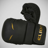 Elion MMA Sparring Handschuhe Schwarz/Gold