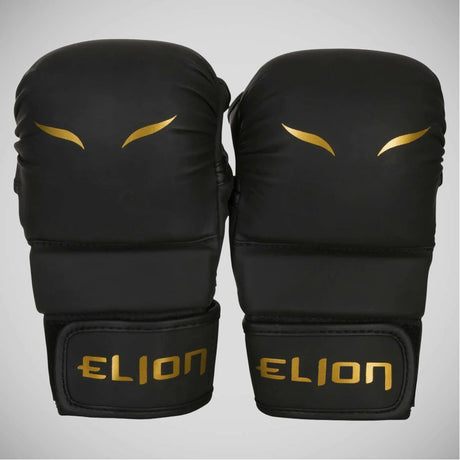 Elion MMA Sparring Handschuhe Schwarz/Gold