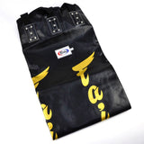 Black/Gold Fairtex HB6 6ft Muay Thai Banana Bag (un-filled)   