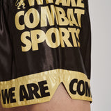 Leone ADN Kick thai pantaloni scurți negri/auriu