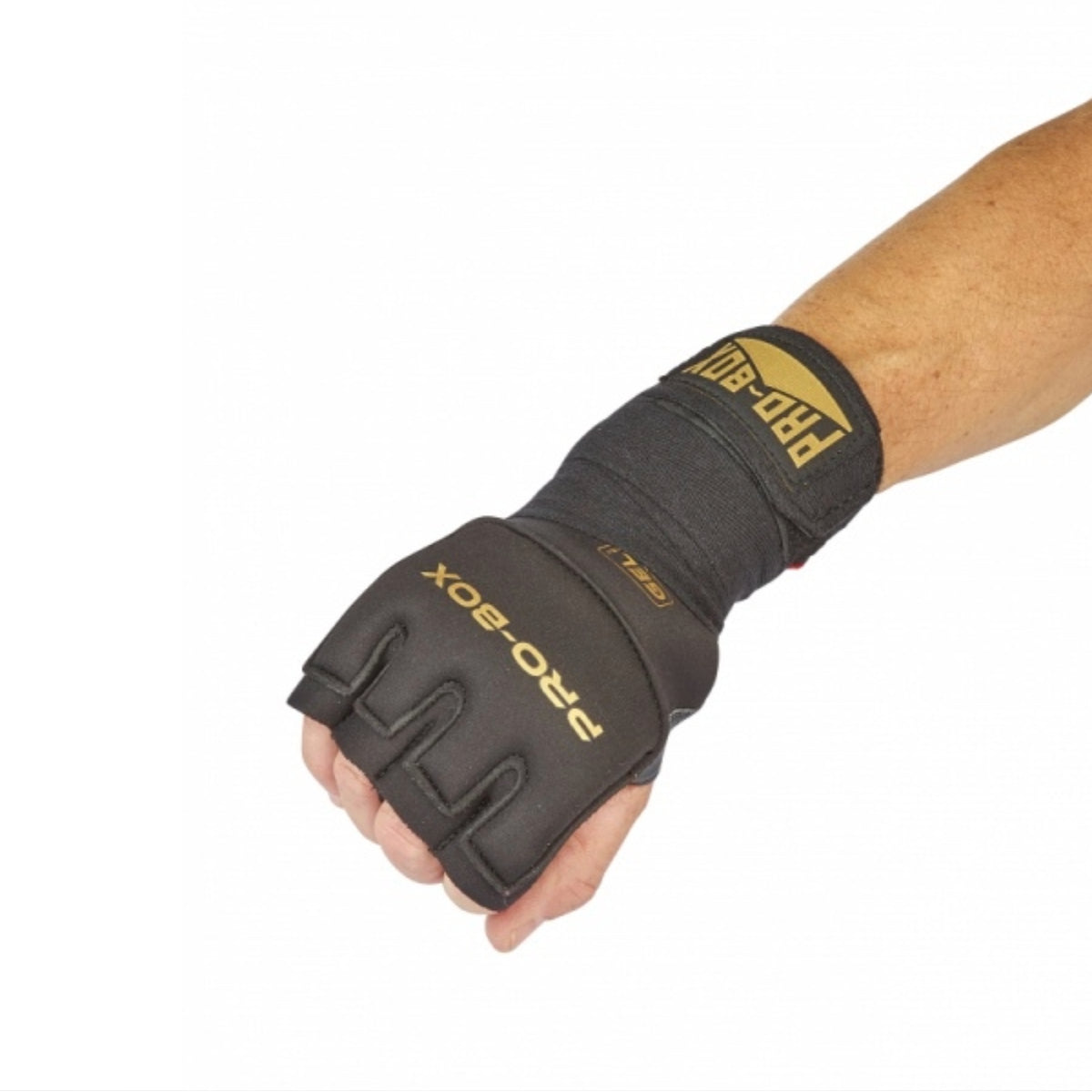 Black/Gold Pro-Box Gel Hand Wraps   