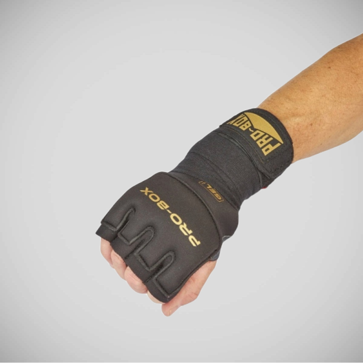 Black/Gold Pro-Box Gel Hand Wraps   