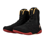 Black/Gold/Red Venum Contender Boxing Shoes   