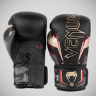 Venum Elite Evo Boxing Gloves Black/Gold/Red