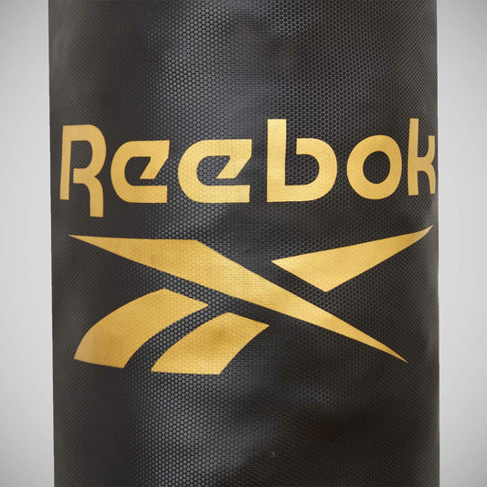 Black/Gold Reebok 4ft PU Punch Bag